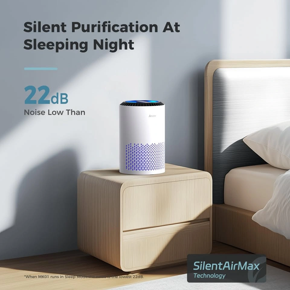 Aroeve Silent Compact Air Purifier 287 sq ft - photo 4