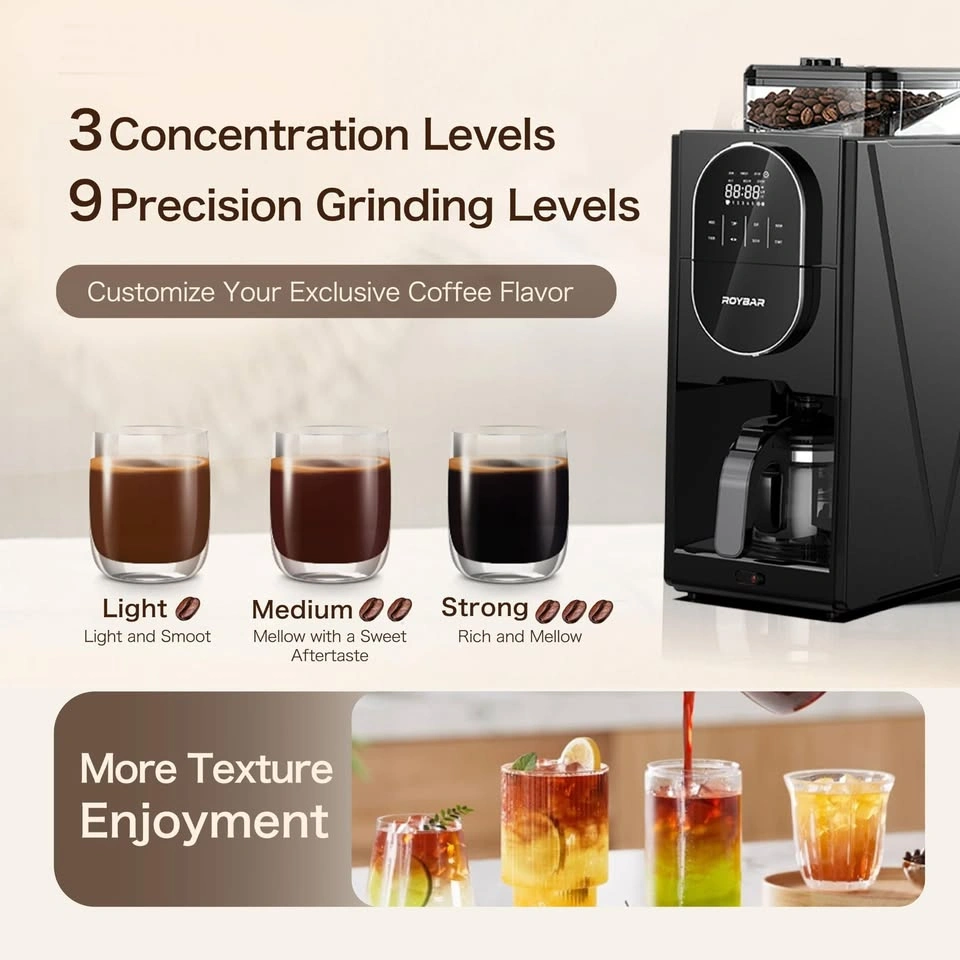 ROYBAR Automatic Coffee Maker with Built-in Grinder - photo 4