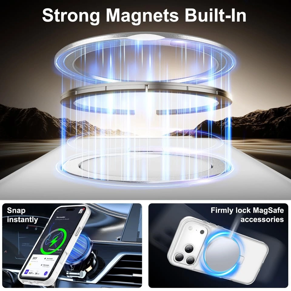 Clear MagSafe iPhone Case with Ring Kickstand - photo 2