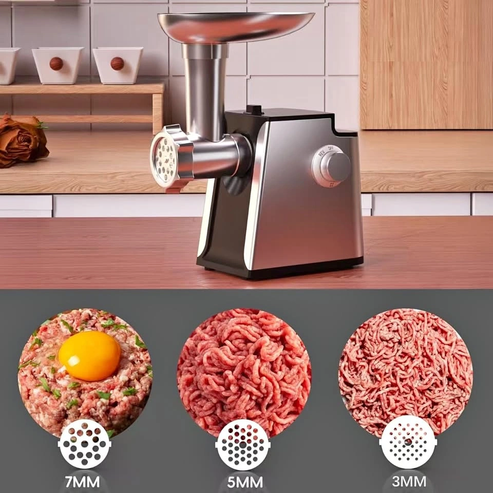 New Electric Meat Grinder 2800W w/ Sausage & Kubbe Maker