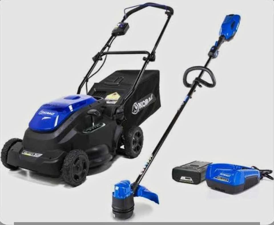 Kobalt 40V Cordless Lawn Mower String Trimmer Combo Kit