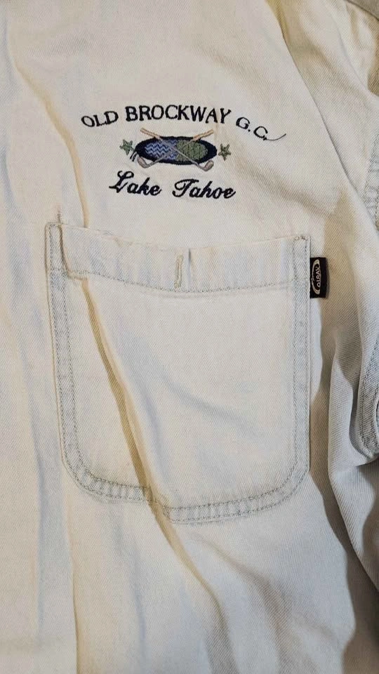 90s Y2K Ouray Lake Tahoe Golf Club Long Sleeve Shirt XL - photo 2