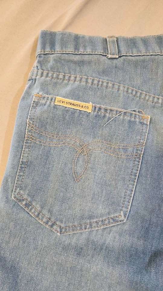 Vtg 80s Levis For Men Skosh More Room Orange Tab Jeans 38x32 Mad - photo 3