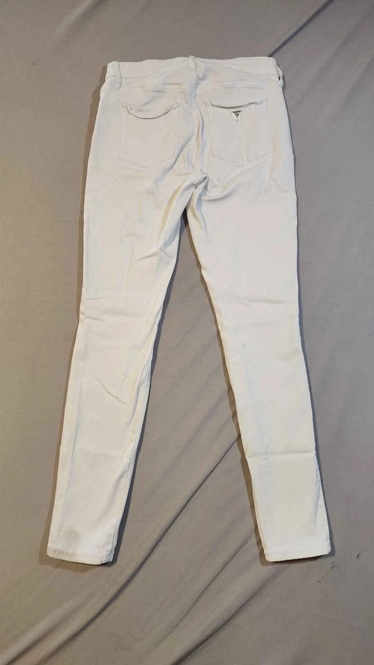 Guess Sexy Curve White Skinny Jeans Size 28 - photo 4