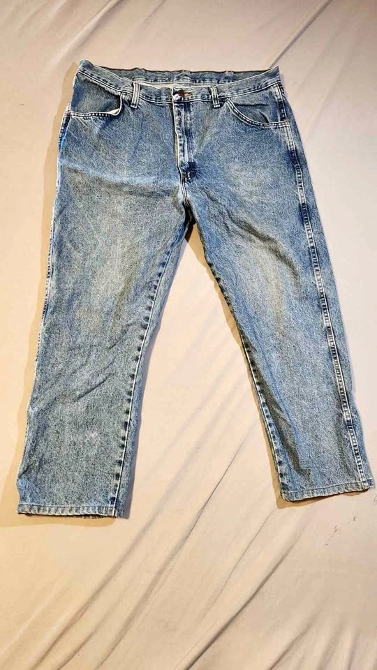 Vintage Rustler Work Jeans 38x30 Heavyweight Denim Grunge Skater