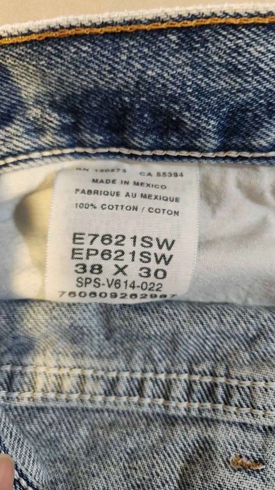 Vintage Rustler Work Jeans 38x30 Heavyweight Denim Grunge Skater - photo 4