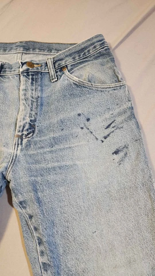 Wrangler Mens 32X30 Light Wash Denim Jeans - photo 2