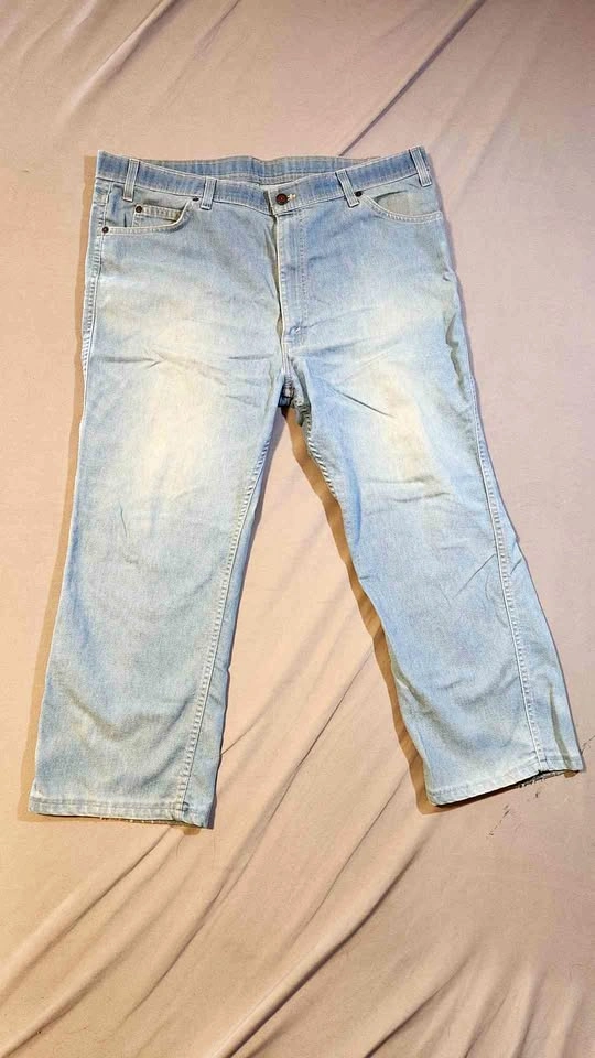 Vintage 1984 Levi’s Action Jeans 42x32 Orange Tab USA Made