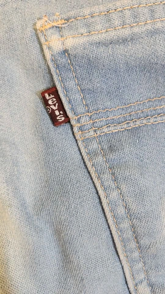 Vintage 1984 Levi’s Action Jeans 42x32 Orange Tab USA Made - photo 3