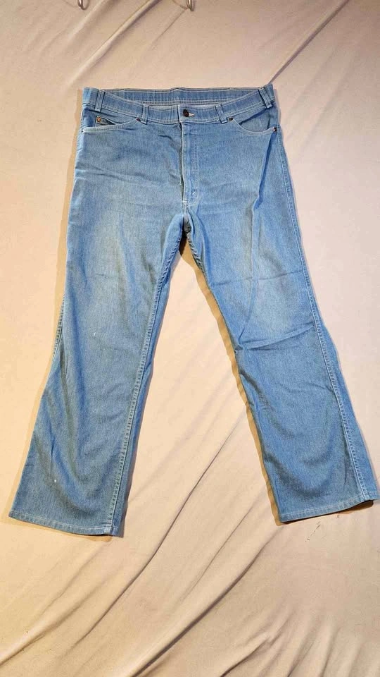 Vtg 80s Levis Action Jeans Orange Tab 40x29 Made in USA