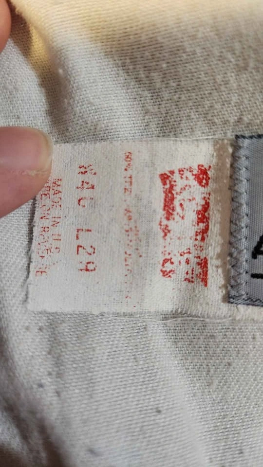 Vtg 80s Levis Action Jeans Orange Tab 40x29 Made in USA - photo 5