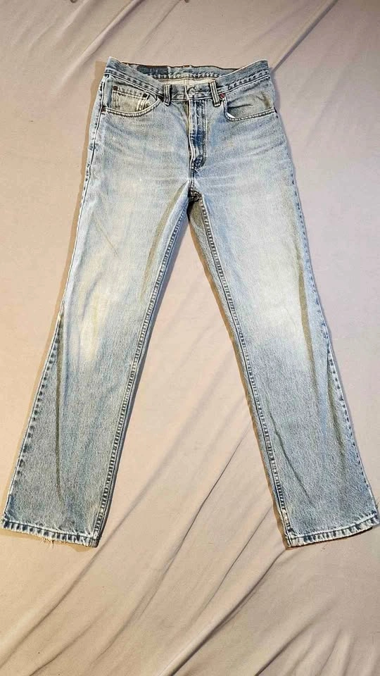 Vintage 1998 Levi’s 516 Jeans 33x32 Slim Straight Red Tab