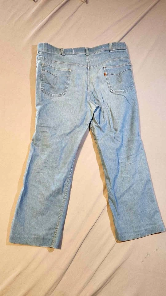 Vtg 80s Levis For Men Skosh More Comfort Orange Tab Jeans 38X32