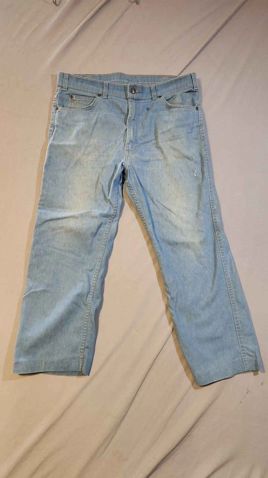 Vtg 80s Levis For Men Skosh More Comfort Orange Tab Jeans 38X32 - photo 2