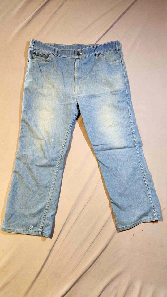 Vintage 80's Levi’s Orange Tab 42x30 Skosh More Room Jeans Blue