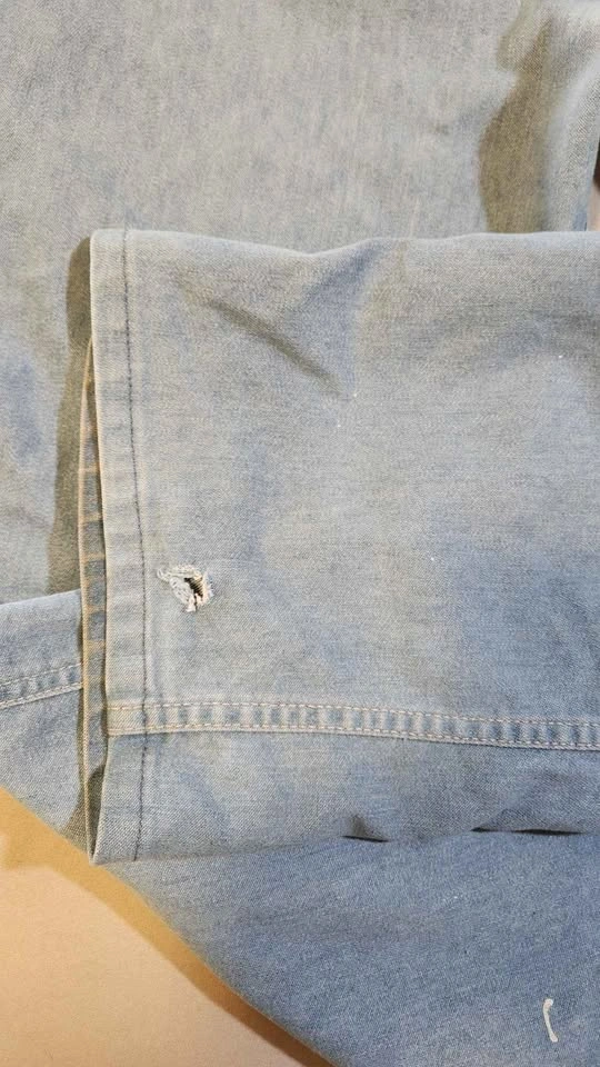 Vintage 80's Levi’s Orange Tab 42x30 Skosh More Room Jeans Blue - photo 5