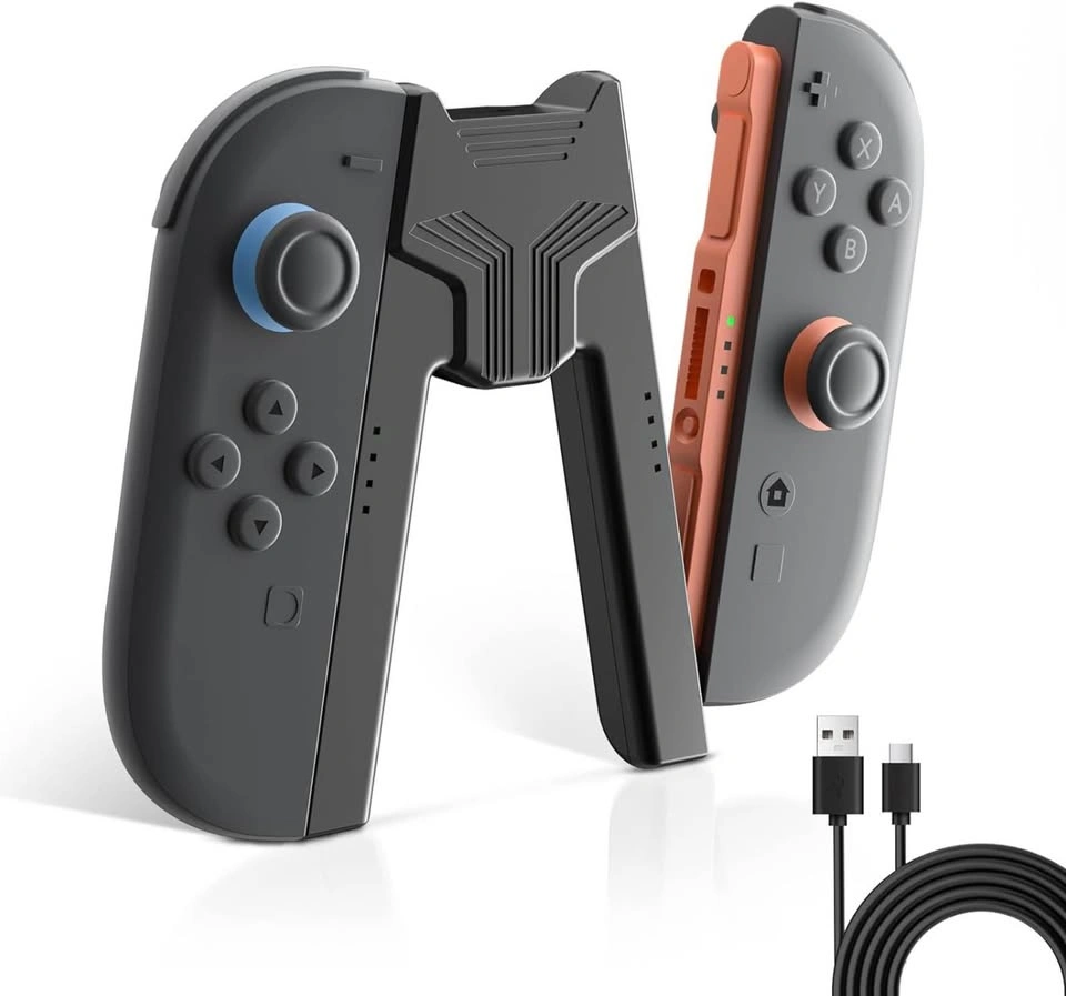 Ergonomic Switch 2 Joy-Con Charging Grip w/ LED + USB-C - photo 3