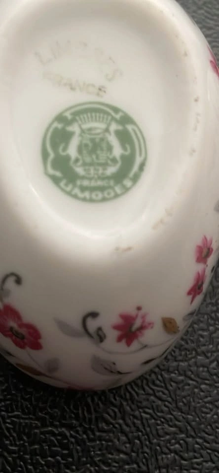 Limoges France Trinket Egg - Great Condition - Flower Design - photo 3