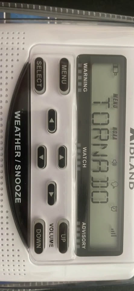 Weather Alert Radio with Alarm Clock - Never Out of Box - photo 2