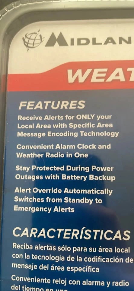 Weather Alert Radio with Alarm Clock - Never Out of Box - photo 5