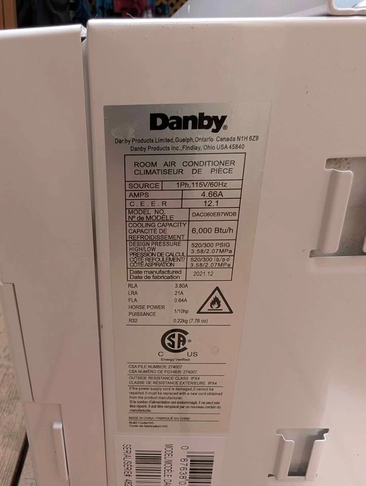 Danby Air Conditioner 6000 BTU - photo 5
