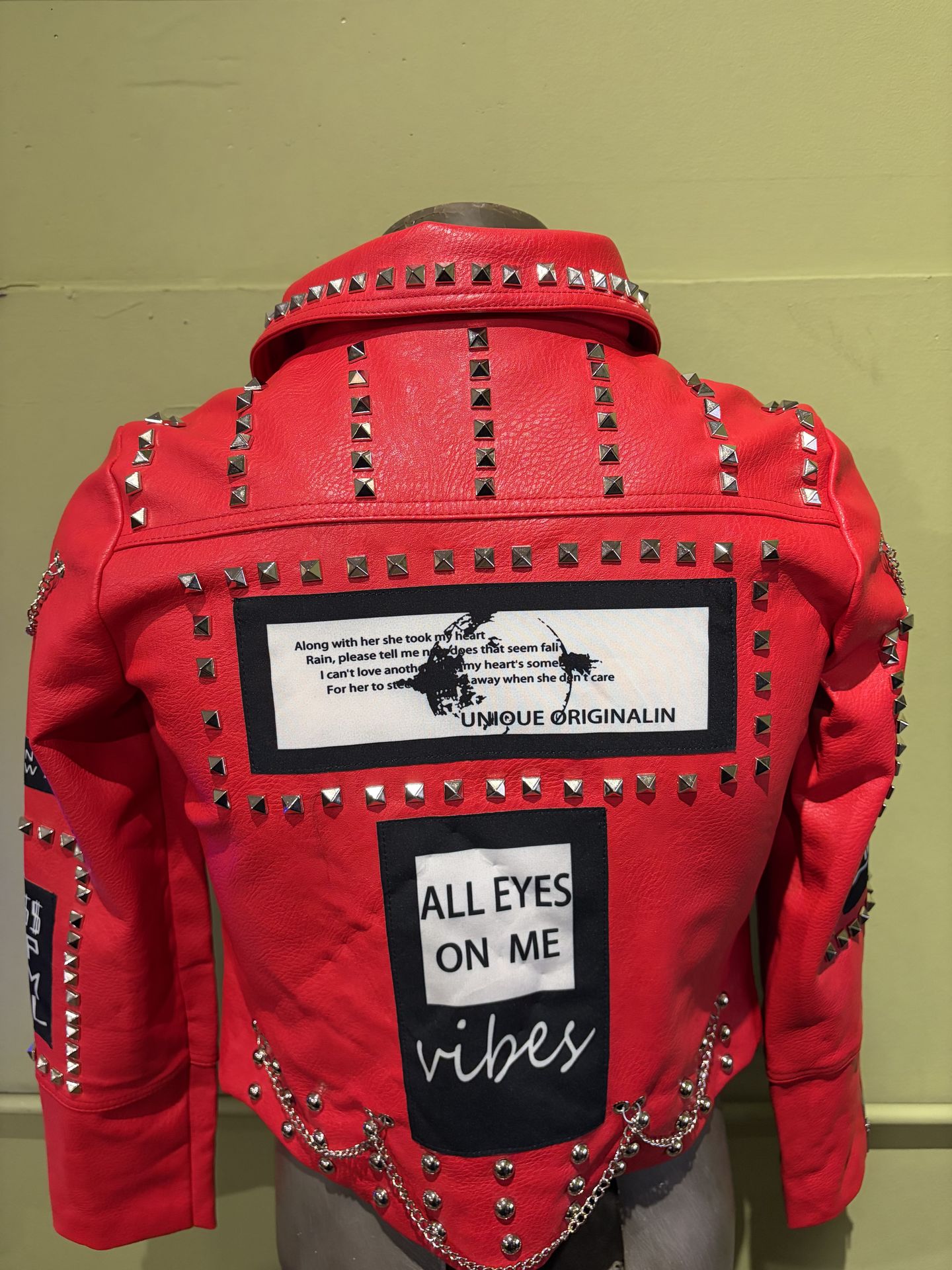 Robert Phillipe Women Jacket Red Studs Regular Fit - photo 2
