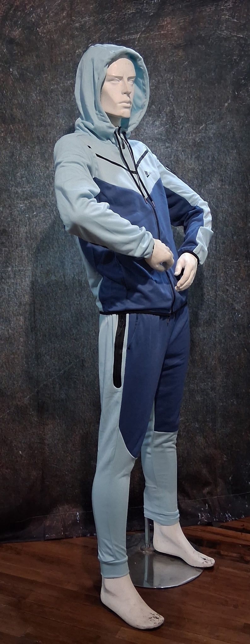 Nike Tech Jogger Suit Hoody Multi Color Blue - photo 2