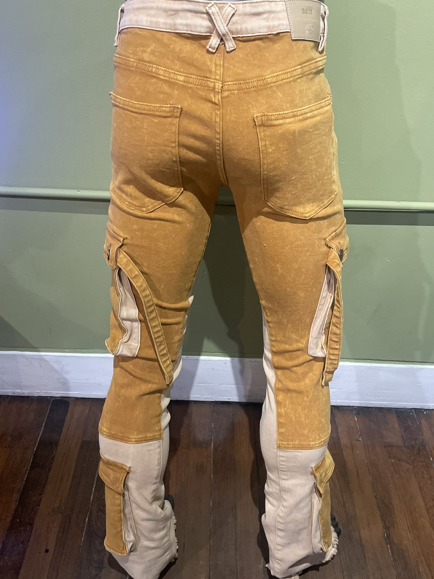 B&M Jeans Cargo Timber Stack Flare Fit Stretchy - photo 2