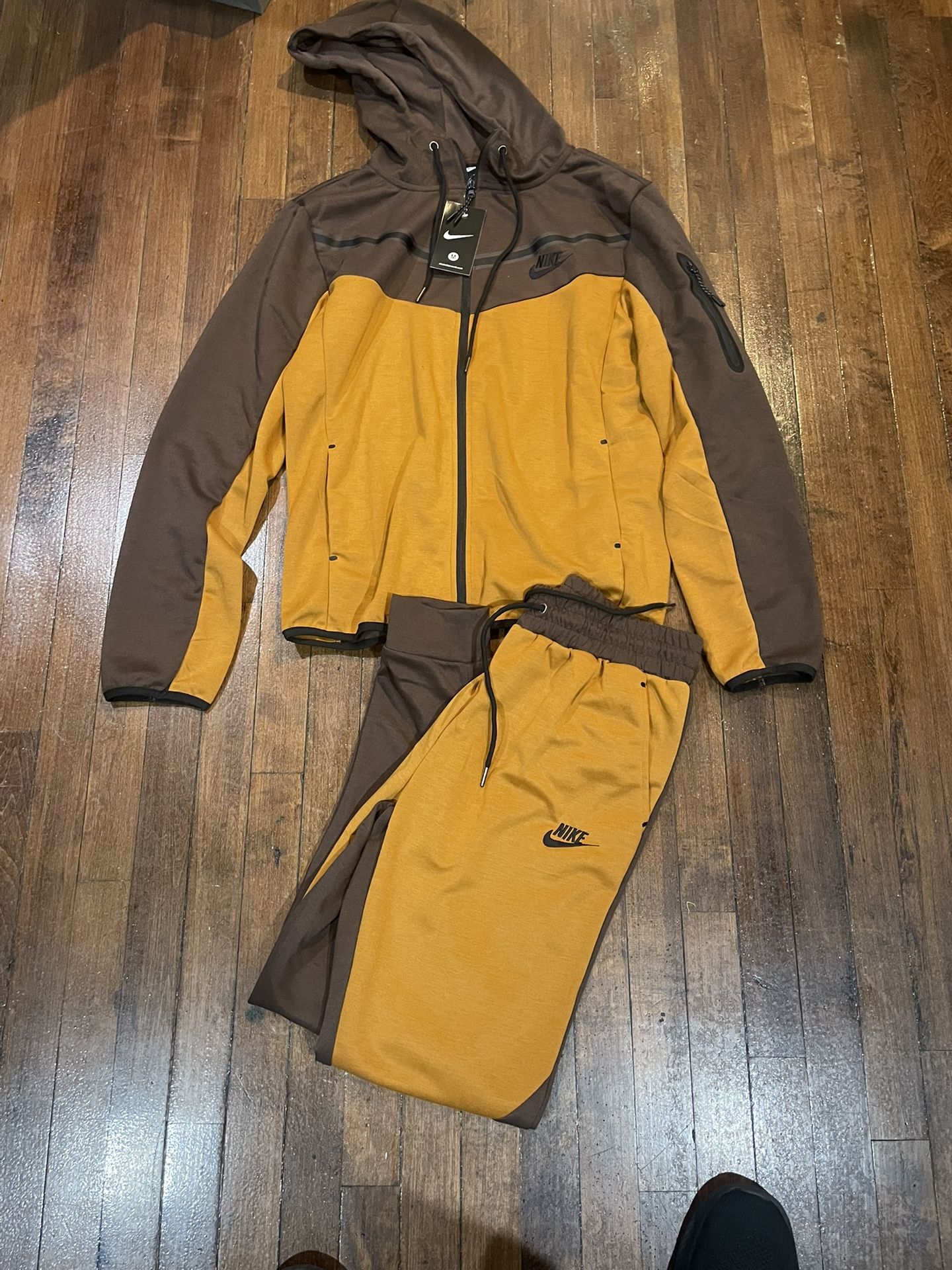 Nike Tech Jogger Suit Hoodie Brown/Cognac - photo 2
