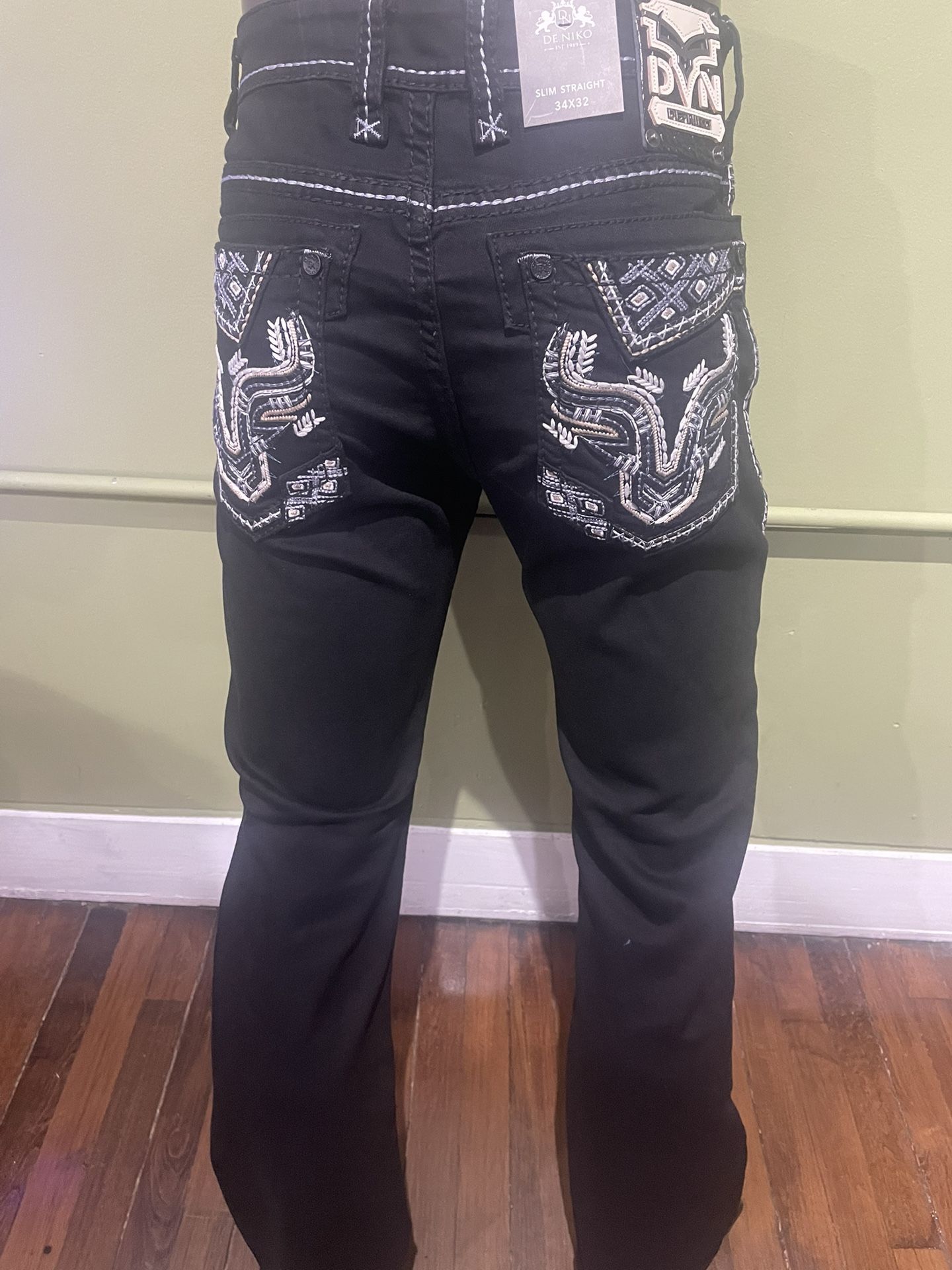 Deniko Jeans Black Premium Slim Straight - photo 4