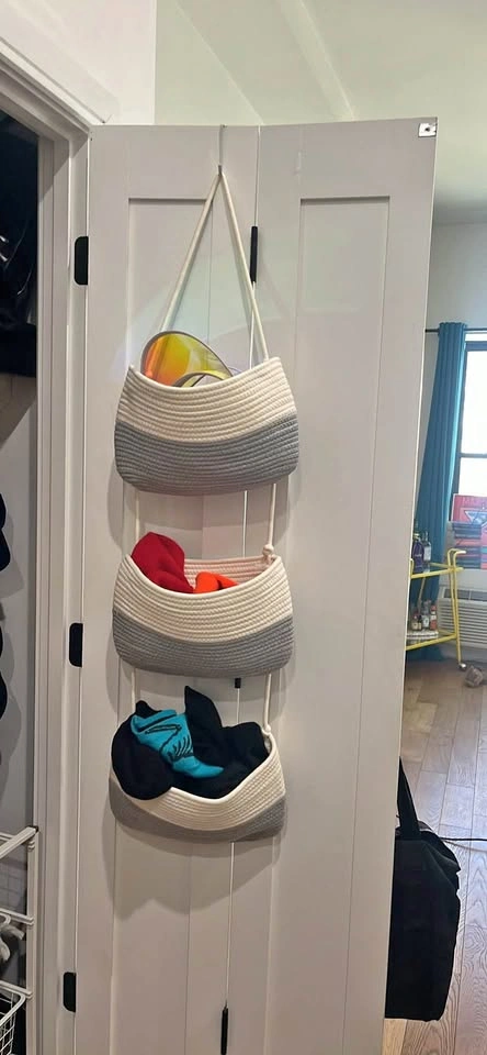 Over the Door Basket Storage