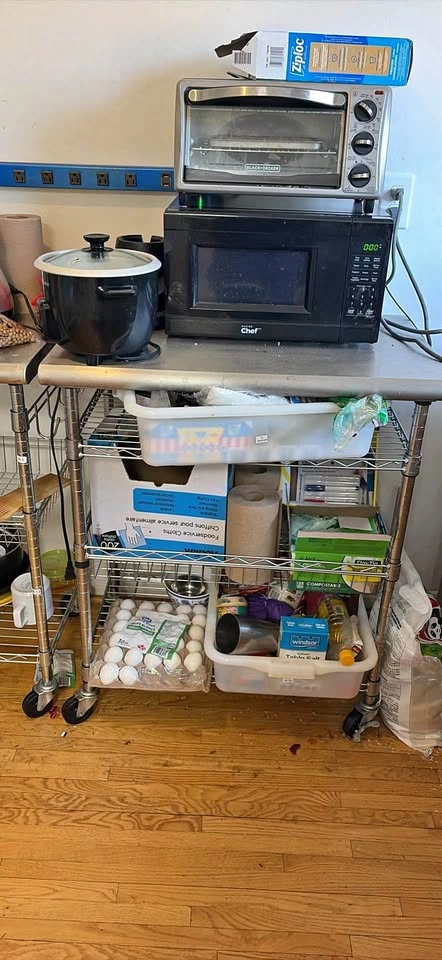 Metal Kitchen Cart