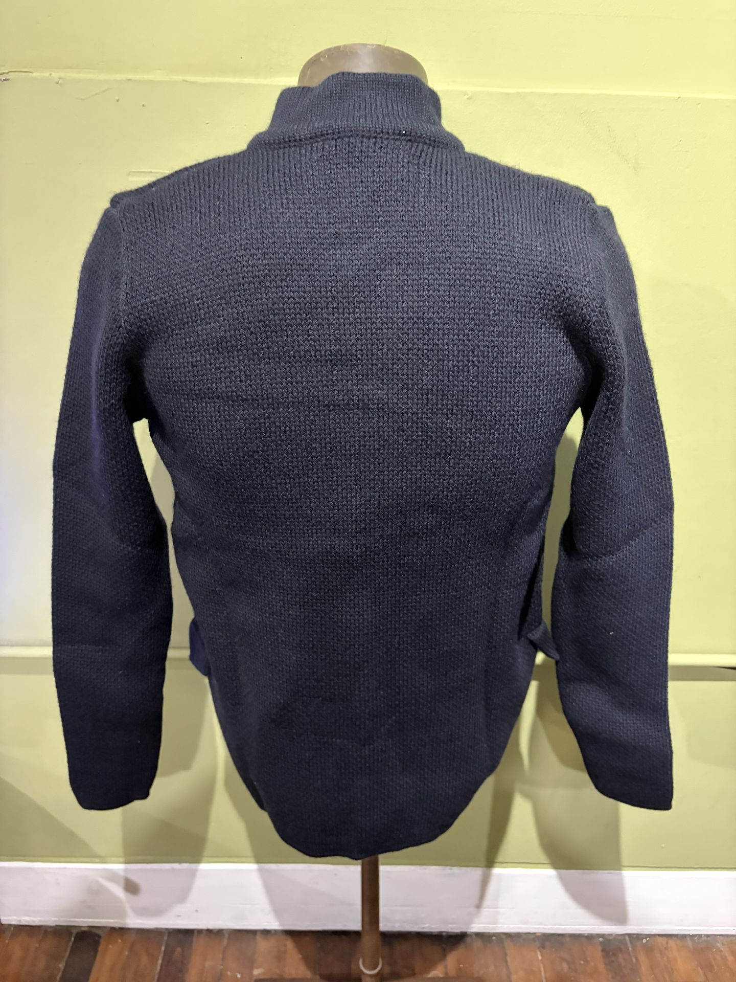 LCR Sweater Jacket Navy Military Modern Fit - photo 2