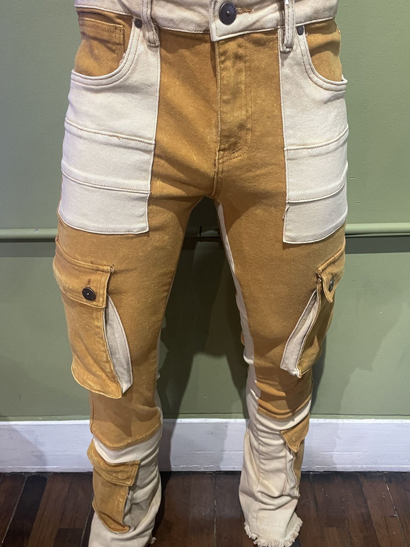 B&M Jeans Cargo Timber Stack Flare Fit Stretchy - photo 4