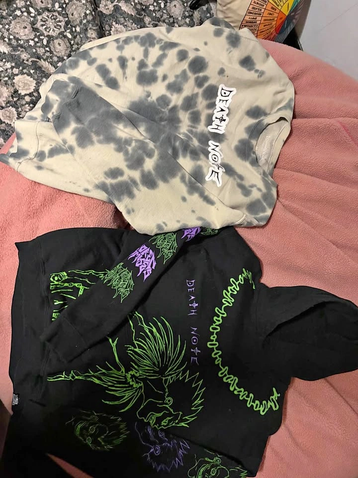 2 Broken Promises Death Note Sweaters - Medium