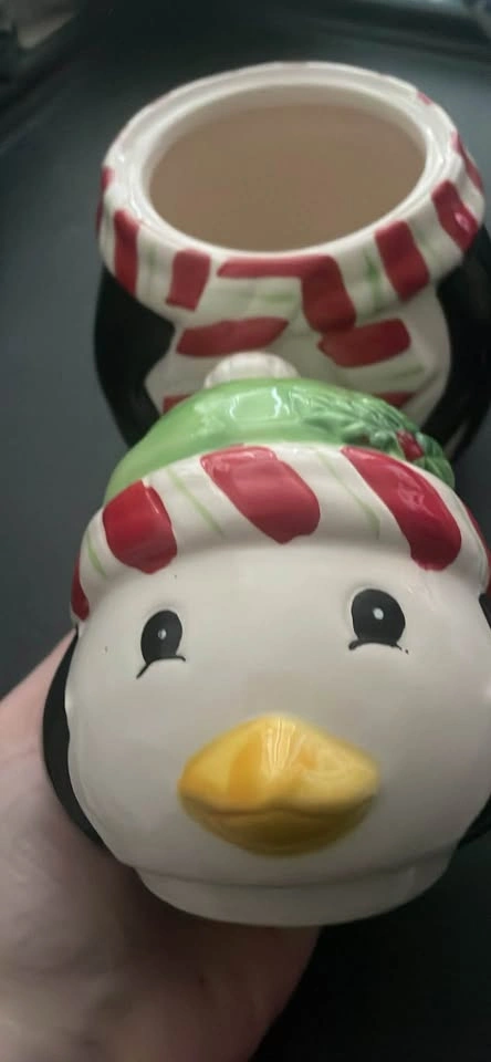 Ceramic Cookie Jar - Penguin Design - photo 2