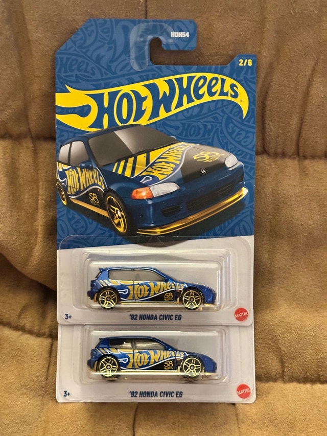Hot Wheels '92 Honda Civic EG (2-Pack)