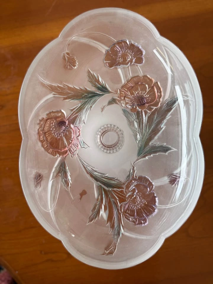 Vintage Floral Oval Cake Stand - photo 2