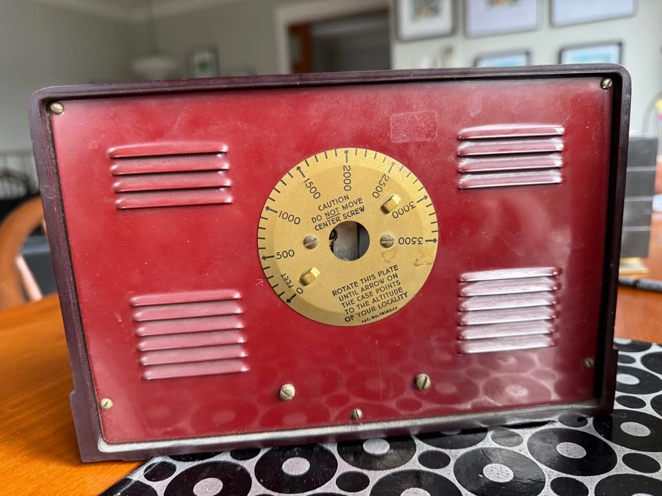 Bakelite Barometer/Temp/Humidity - photo 2
