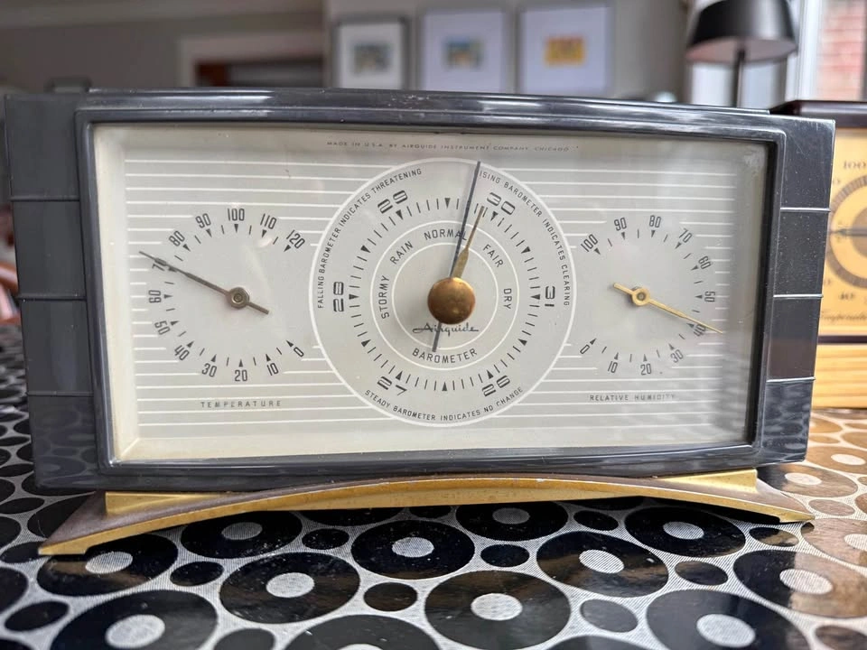 Antique barometer/temp/humidity