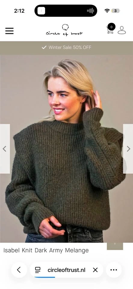 Circle of trust thick sweater