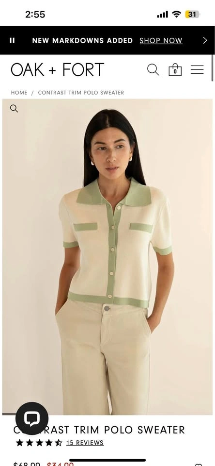 Oak + fort sweater