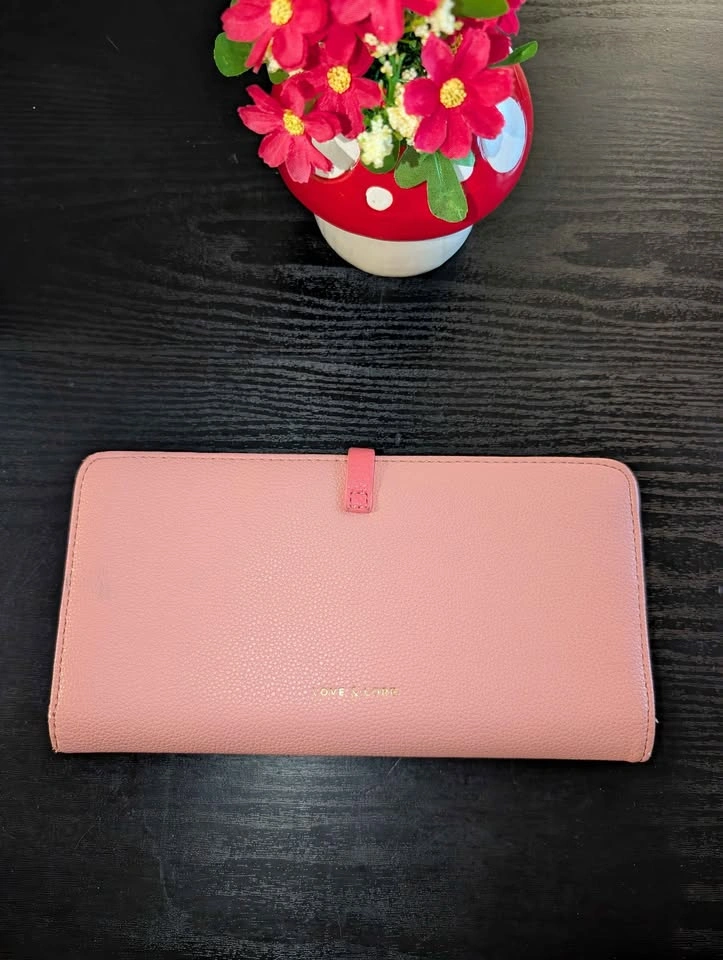 LOVE & LORE Pink Travel Docs Wallet - passport wallet, travel do - photo 2