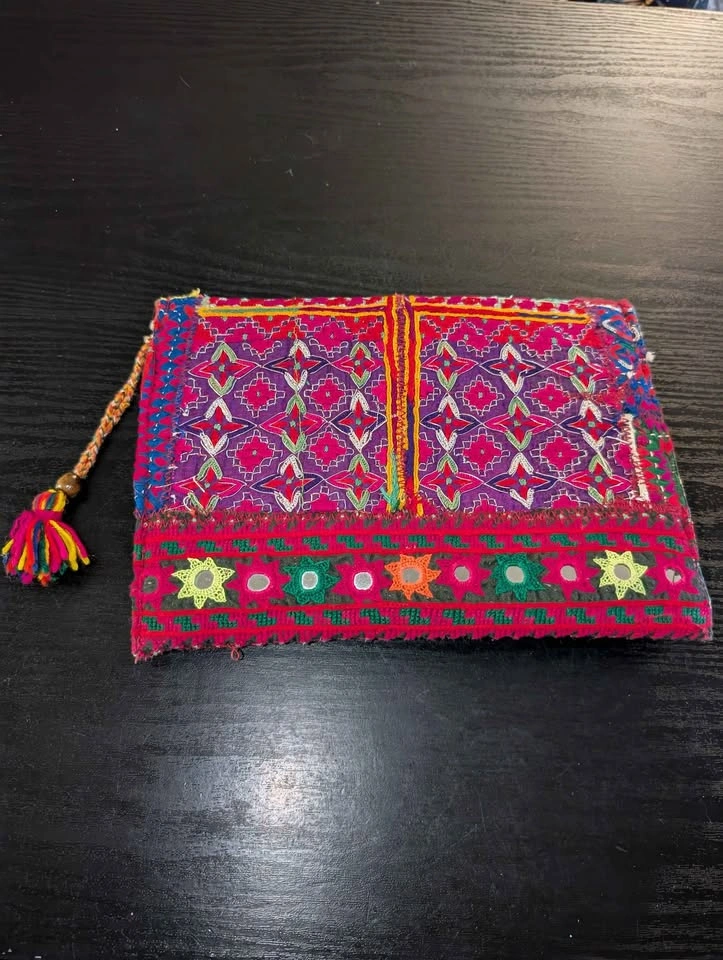 Boho Patchwork Embroidered Clutch Bag - photo 2