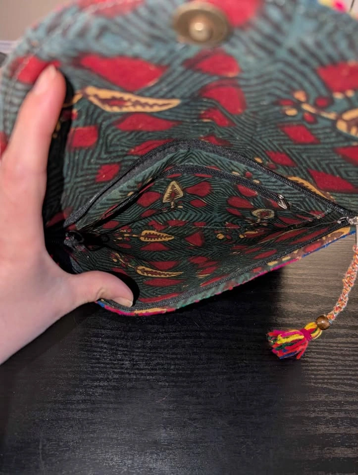 Boho Patchwork Embroidered Clutch Bag - photo 4