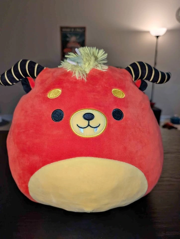 Squishmallow Behemoth Red Plush