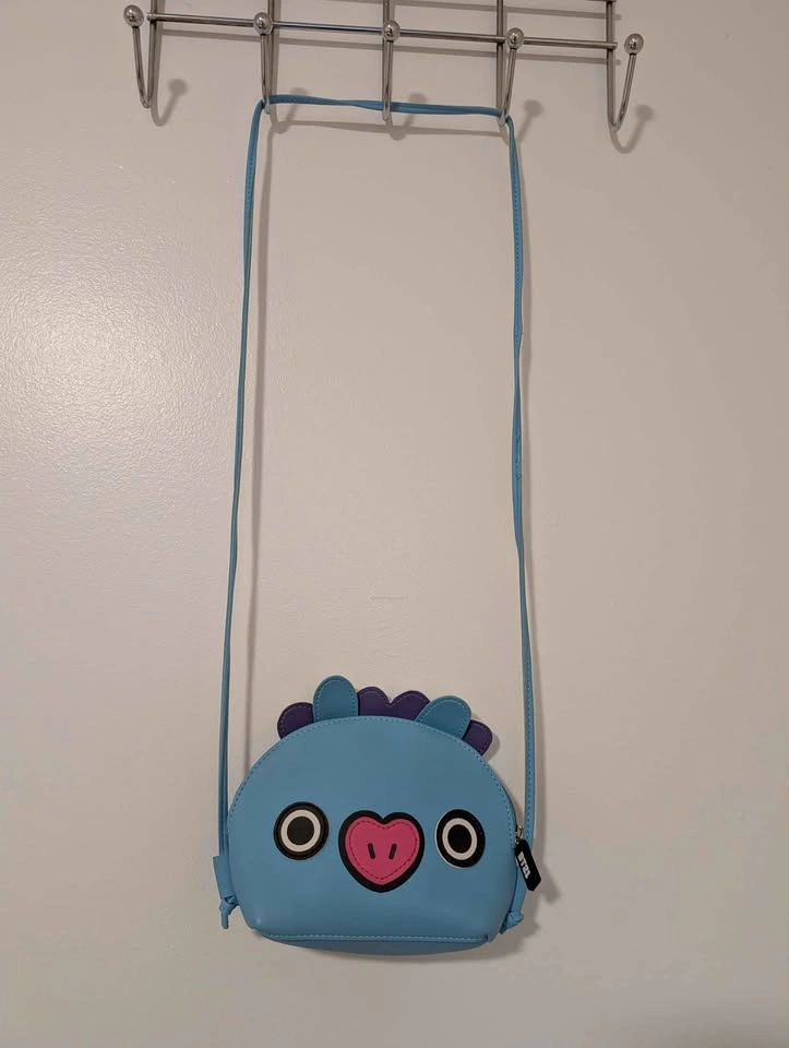 Cute girls bag- BT21 Mang Blue - Small crossbody Bag, kids cross - photo 2