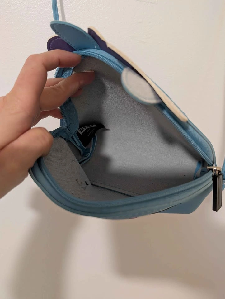 Cute girls bag- BT21 Mang Blue - Small crossbody Bag, kids cross - photo 3