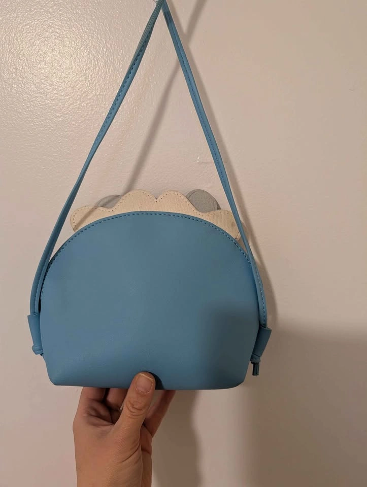 Cute girls bag- BT21 Mang Blue - Small crossbody Bag, kids cross - photo 4