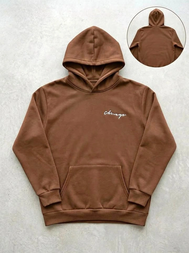 Brown Hoodie XL – Oversized Fit – Clean Minimal Style